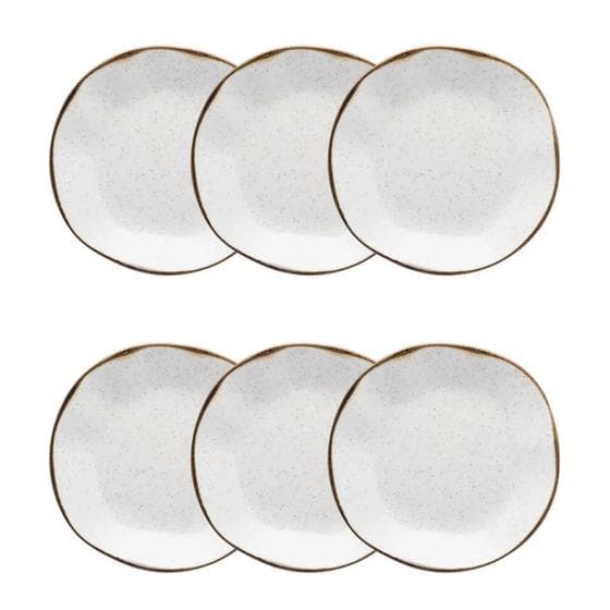 Conjunto 6 Pratos Fundo 22,5cm Ryo Maresia Oxford