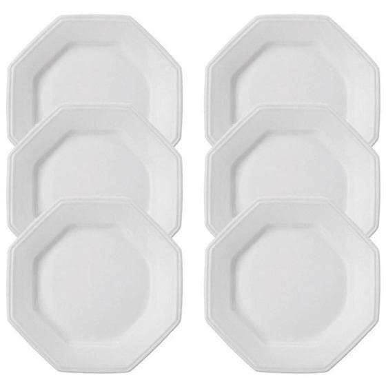 Conjunto de Pratos de Sobremesa 06 Peças Prisma Schmidt