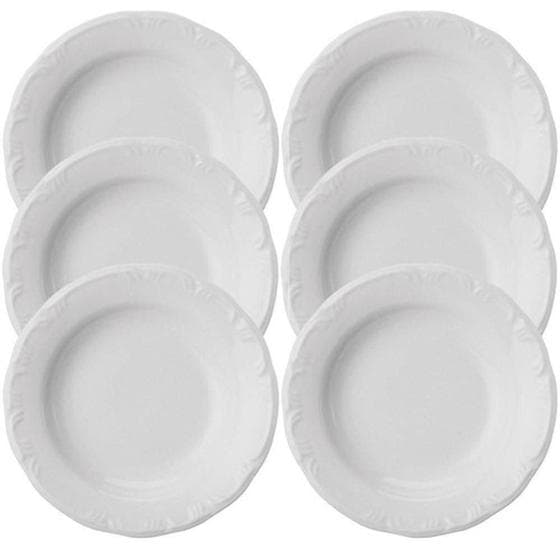 Conjunto de Pratos Fundos 06 Peças Pomerode Schmidt
