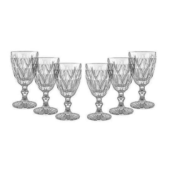 Conjunto de Taças para Agua 6 Peças Vitral Verre Clear Mimo STYLE TC14853 5094
