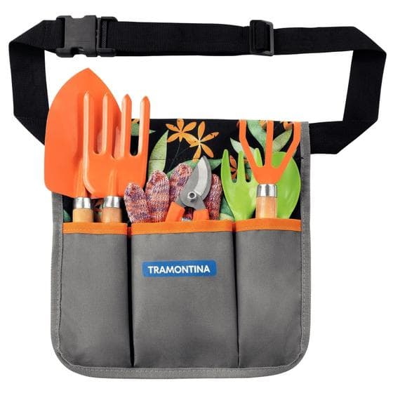 Conjunto para Jardinagem Tramontina com Cinto 8 Peças