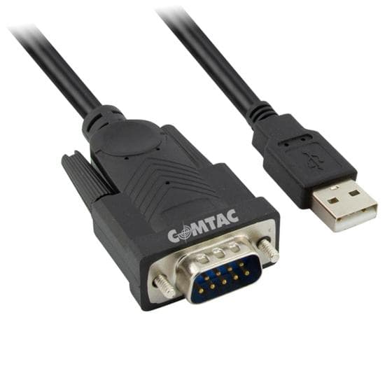 Conversor USB para DB9 Serial RS232 1,8 Metros Comtac 9037