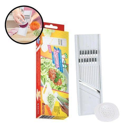 Cortador e Ralador De Legumes Plástico 21cm
