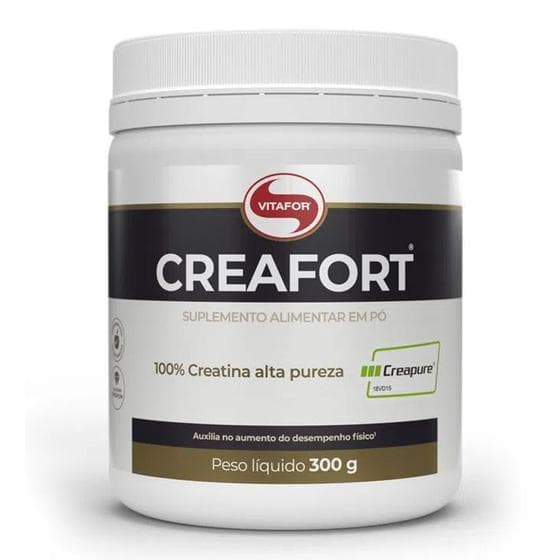 Creafort Vitafor Creatina Monohidratada em Pó Pura Pote 300g