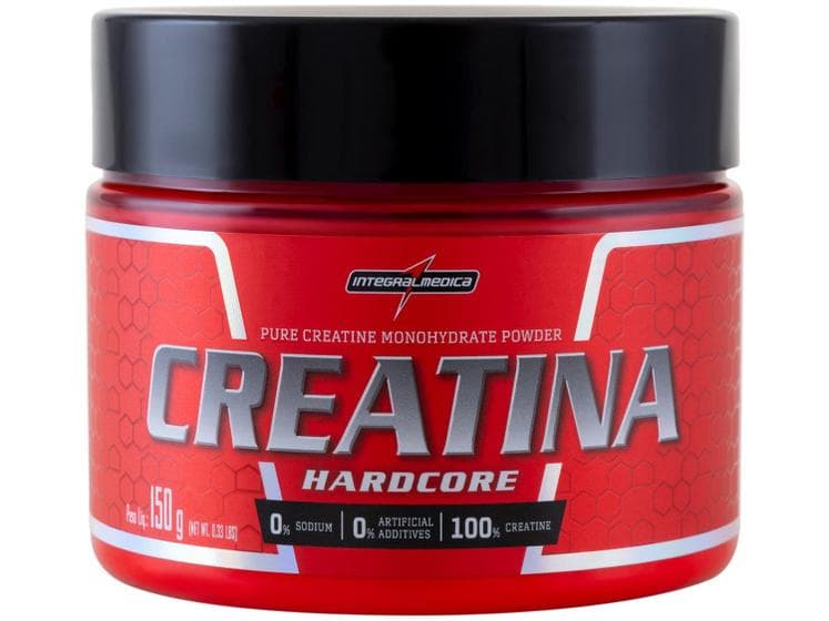 Creatina Mono-hidratada Integralmédica Hardcore - em Pó 150g Neutro Natural