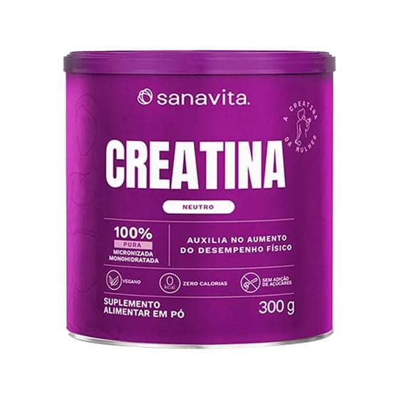 Creatina Monohidratada Pura 300g Sanavita