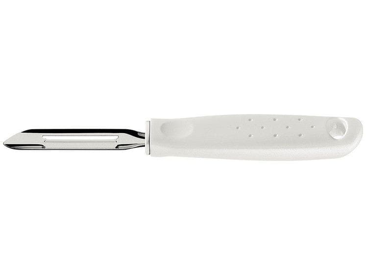 Descascador de Batatas Manual Tramontina Utilitá em Aço Inox com Cabo de Polipropileno Branco
