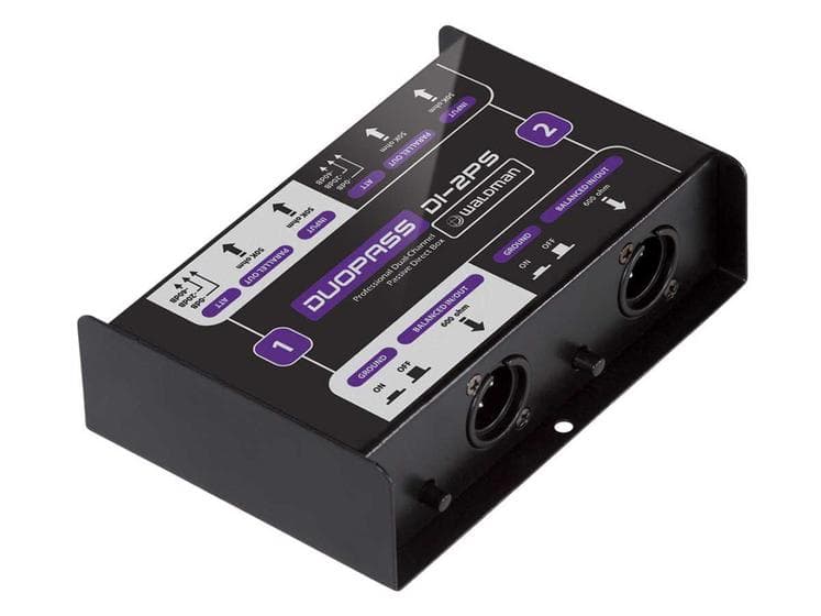 Direct Box Passivo Waldman Duopass DI-2PS - 2 canais