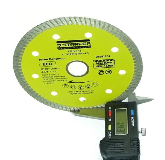Disco Diamantado Eco Porcelanato Starfer Embalagem Com 10