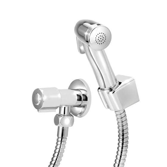 Ducha Higiênica Slim Abs Banheiro Cromada Acionamento 1/4v