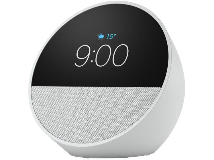 Echo Spot (2024) com Alexa / Despertador inteligente com som vibrante e Alexa / Cor branco