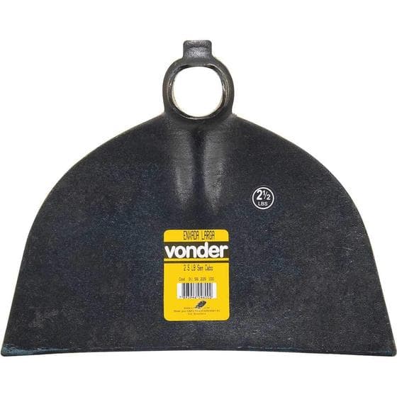 Enxada Larga, Tamanho 2 1/2, sem Cabo, Vonder OstenVonder