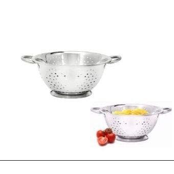 Escorredor De Massas E Macarrão De Inox Com Alça Utensílios Para Cozinha - MX-3017