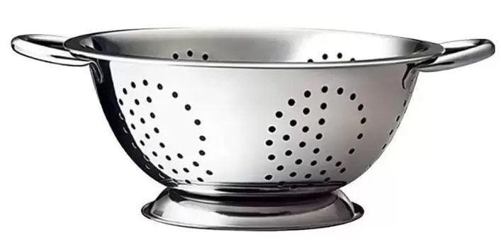 Escorredor de Massas em Inox com Alça 24 Cm BACCANI