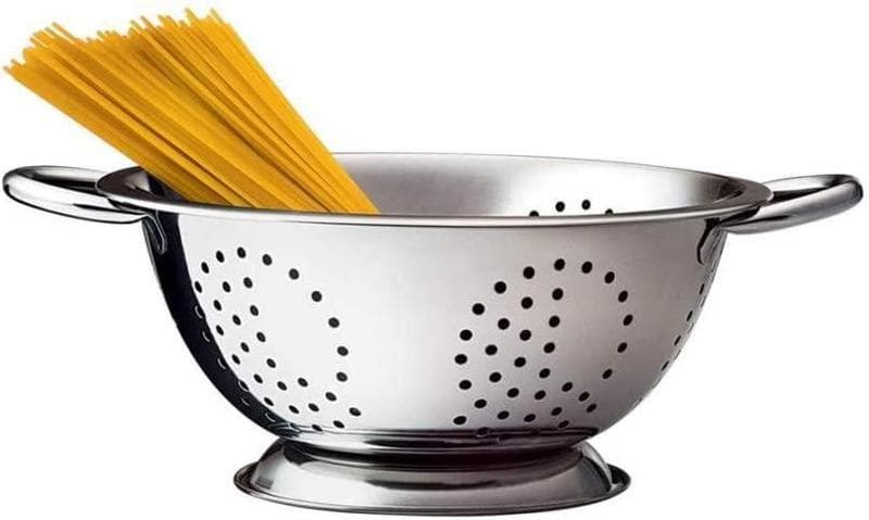 Escorredor massa em aço inox 32 cm - BACCANI