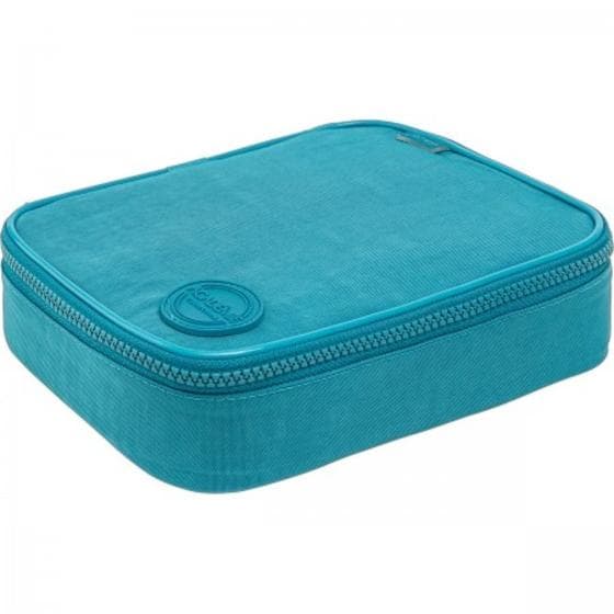 Estojo Box Academie Azul Turquesa 15x21x6mm