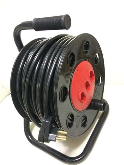 Extensão carretel profissional - 20 metros - 20A - PP 2 x 2,5mm