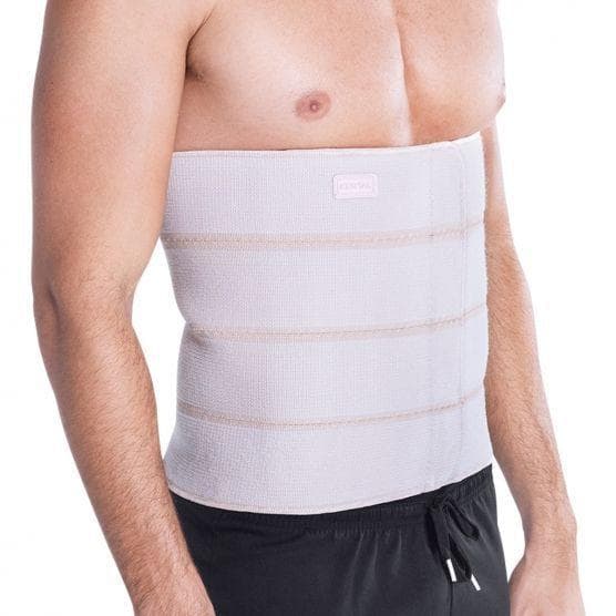 Faixa elastica abdominal 04 gomos medio - kestal