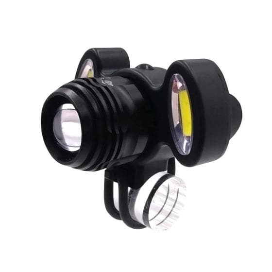 Farol Recarregável Para Bicicleta Bike ou Cabeça
