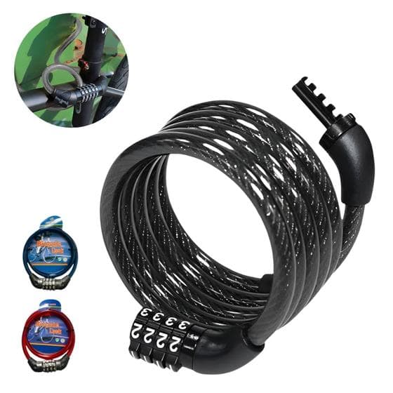 Fecho para bicicleta cores sortidas 80 cm