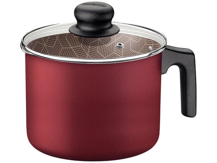 Fervedor 16 cm 2,7 L c/ Tampa Paris Vermelho Antiaderente Tramontina