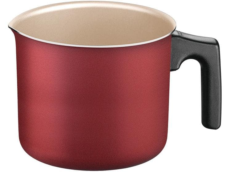 Fervedor de alumínio Vermelho com revestimento interno de antiaderente 14cm Turim