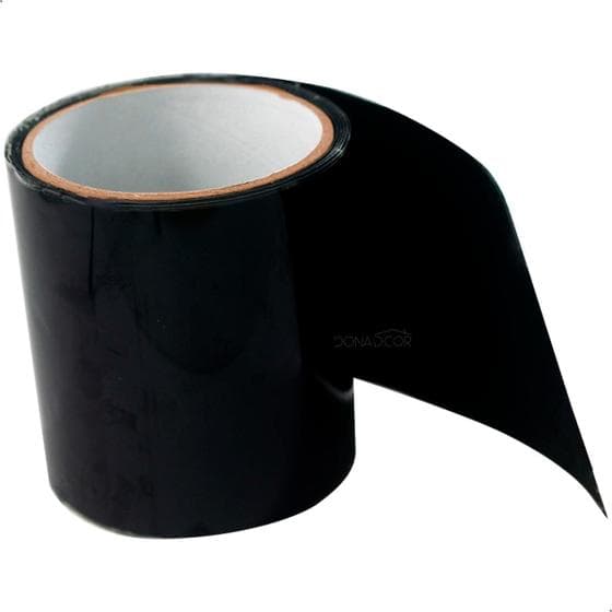 Fita Adesiva Super Cola Preta Impermeavel Vazamentos Reparo Flex Tape Adesiva Reparo Furo Canos Caixa Dágua 10x150 cm