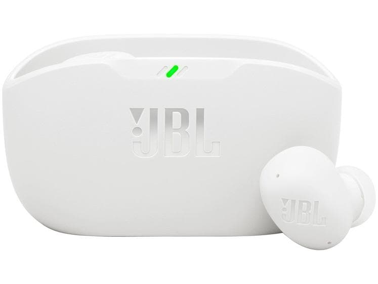 Fone De Ouvido Bluetooth Sem Fio JBL Wave Buds 2 - Branco