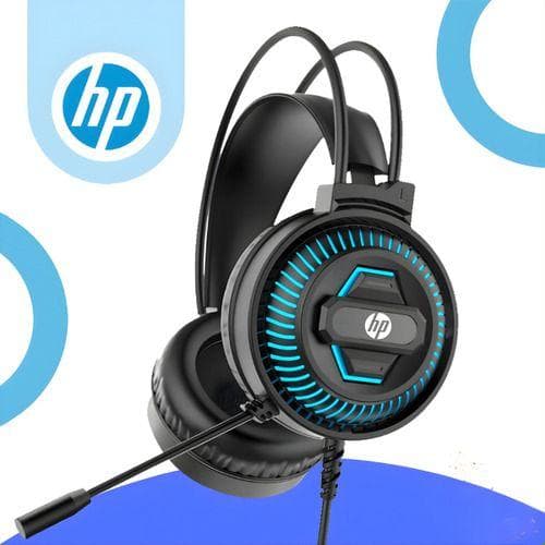 Fone Gamer e Headset HP DHE 8001 com Fio USB 50mm com Microfone Compatível PC PS4 PS5 XB Confortavel