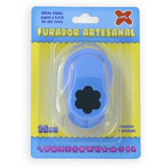 Furador Papel e EVA Jumbo FLOR 6 Petalas 25MM