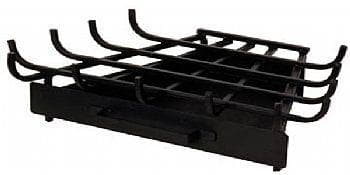 Grelha C/ Gaveta De Canto Para Lareira Ferro Preto 68,5 X 40 X 38