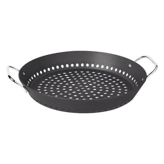 Grelha Furada Churrasco em Alumínio Anodizado Com Cabo 30 cm ø - Tramontina 20889030