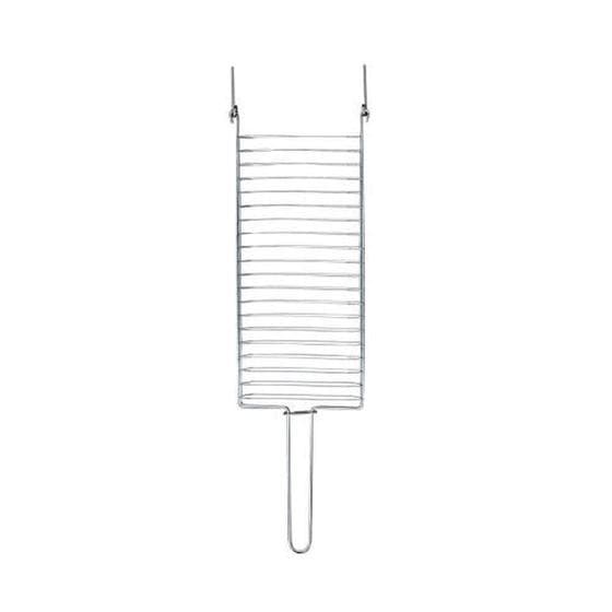 Grelha para Churrasco Super Grill 72,5CM em Aço Cromado com Área Útil 39,5X19CM Mor