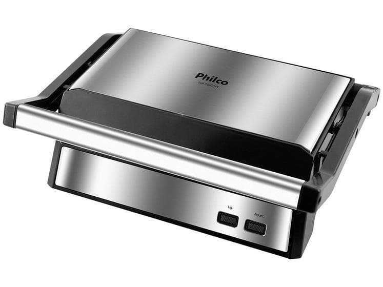 Grill E Sanduicheira PGR21PI Maxx Clean 1000W Cinza Philco