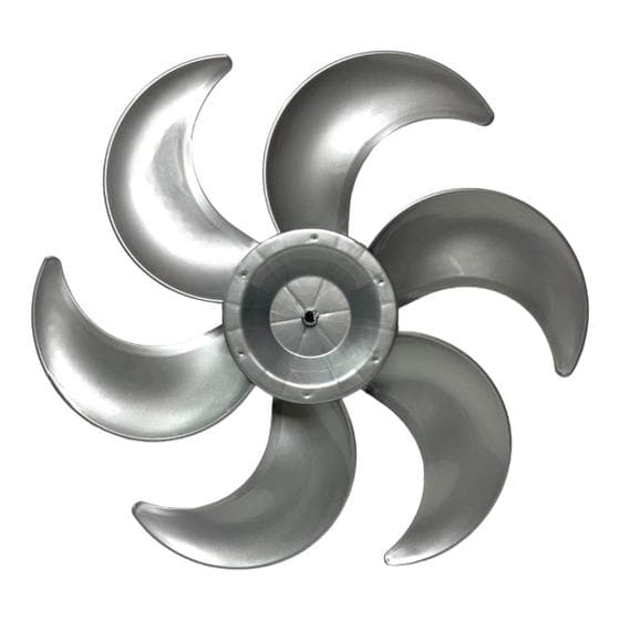 Hélice Para Ventilador 6 Pás 40cm Bvc450p Bvt405 Pvt400 Pvt40
