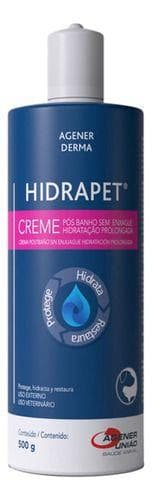 Hidrapet Creme Pós Banho 500g Para Cães Gatos Imediato