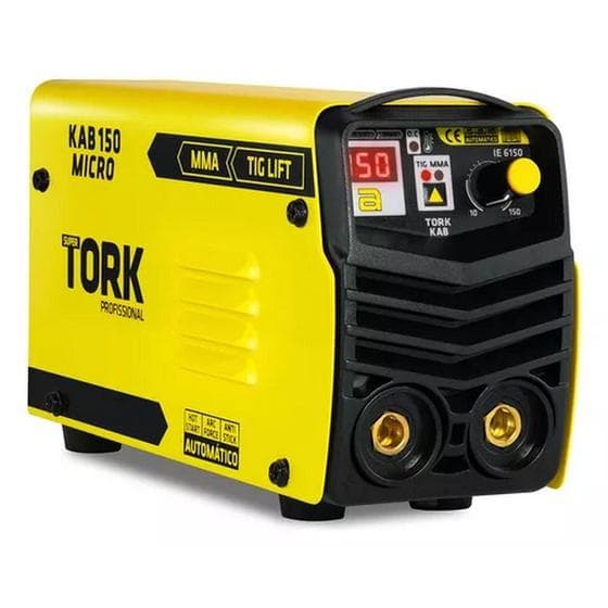 Inversora tork mma 150a kab 150 micro bivolt