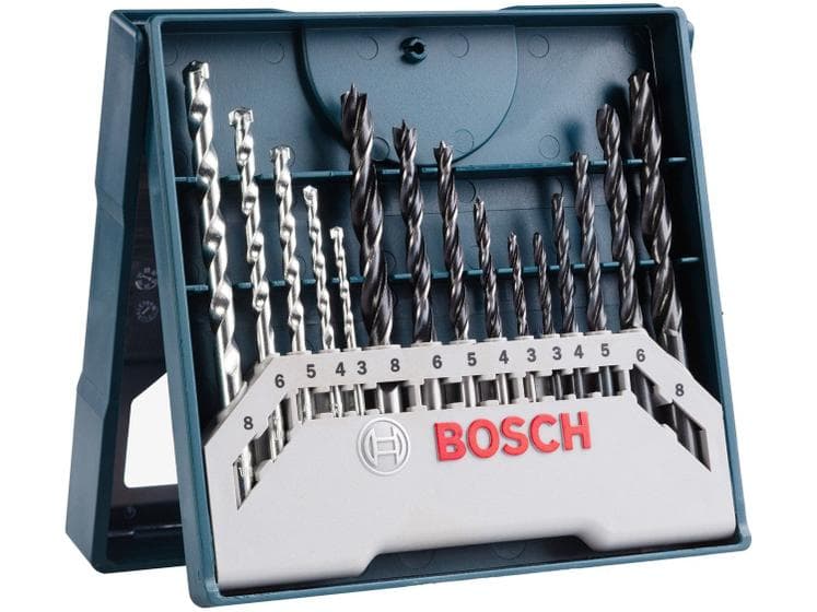 Jogo de Brocas Mini Xline 3 a 8mm com 15 Peças Bosch