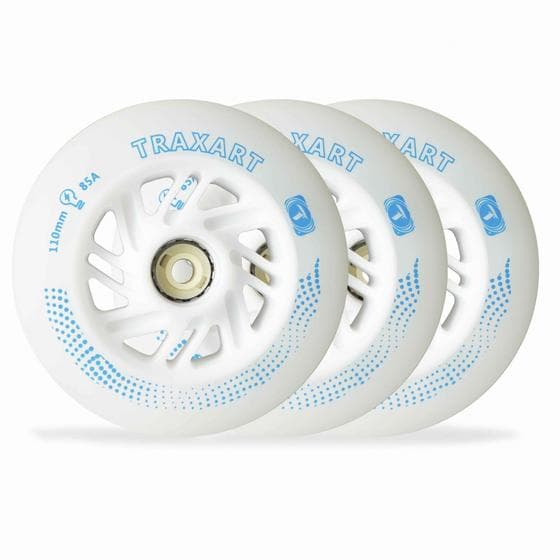 Jogo de Rodas Traxart LED Branco 110mm/85A DY-002