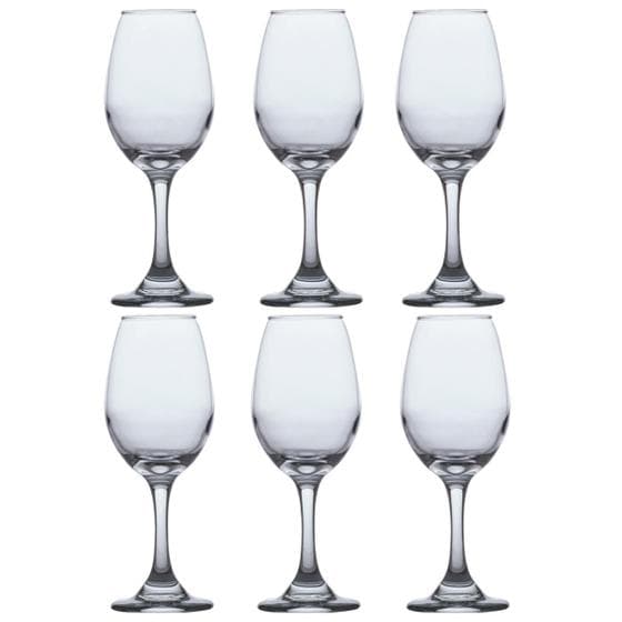 Jogo de Taças de Vidro Água E Vinho 365ml Luxo - 6 UN