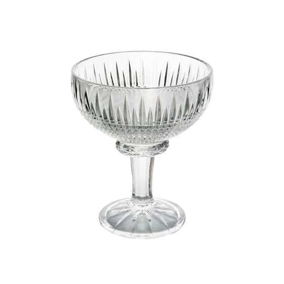Jogo De Taças Para Sobremesa Em Cristal Queen Transparente Com 6 Peças 260ml Wolff