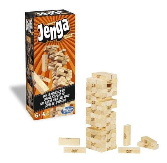 Jogo de Torre Jenga Clássico Hasbro A2120