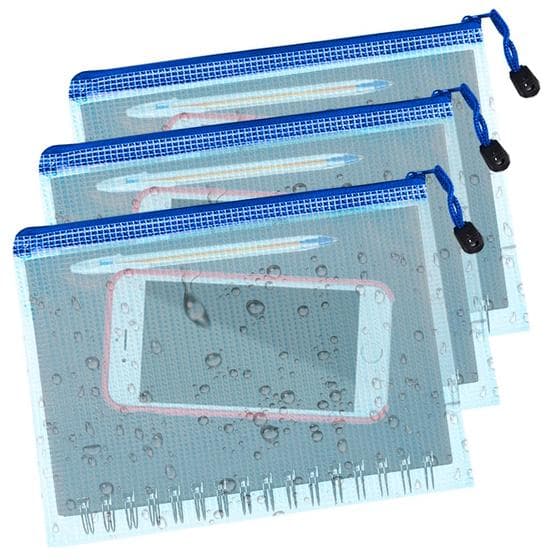 Kit 10 Pasta Documentos A4 Ziper Organizadora Porta Arquivos