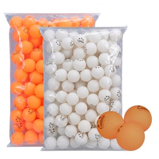 Kit 100 Bolas Bolinhas Ping Pong Tênis De Mesa Profissional Branco CastelaKit 100 Bolas Bolinhas Ping Pong Tênis De Mesa Profissional Branco Castela