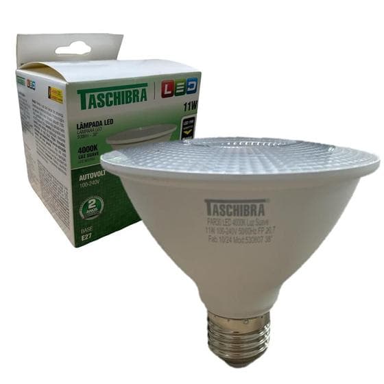 Kit 2 Lampada Led Par 30 11w Branco Neutro 4000k E27 Bivolt
