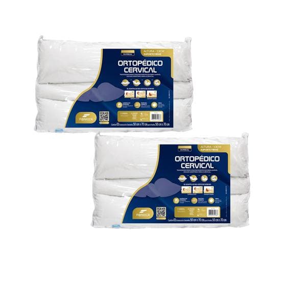 Kit 2 Travesseiros Cervicais
