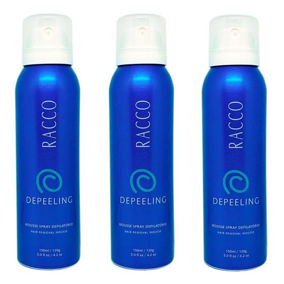 Kit 3 Creme Depilatório Mousse Depeeling Fácil e Pratico