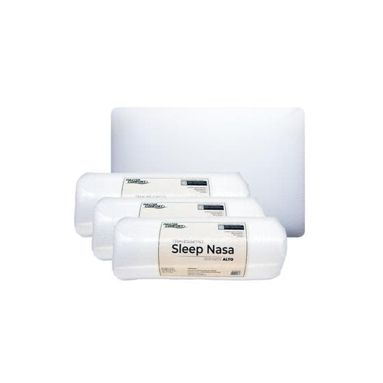 Kit 3 Travesseiros Visco NASA - Alto Master Comfort