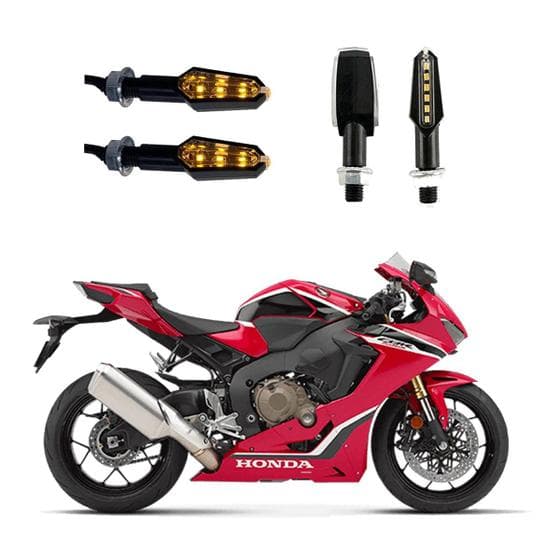 KIT 4 Luz Seta Esportiva Pisca de Led Modelo P29 Para Moto Honda CB 1000R 2010 2011 2012 2013 2014 2015