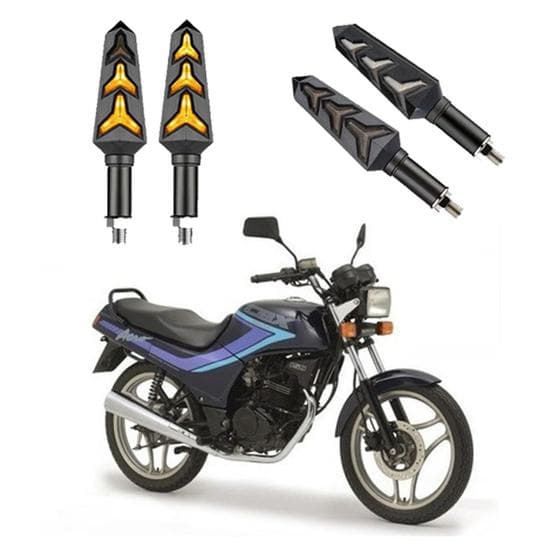 KIT 4 Seta Sequencial Pisca de Led Universal Modelo P09S Estrela Moto CBX 150 2010 2011 2010 2013 2014 2015